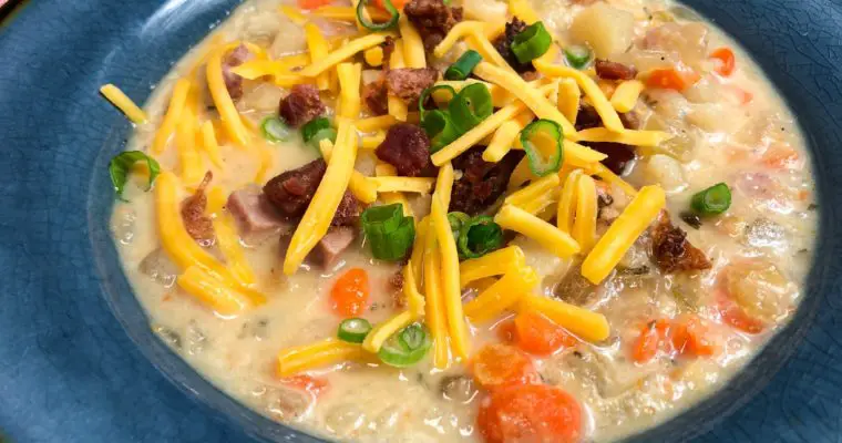 Crockpot Potato & Ham Soup