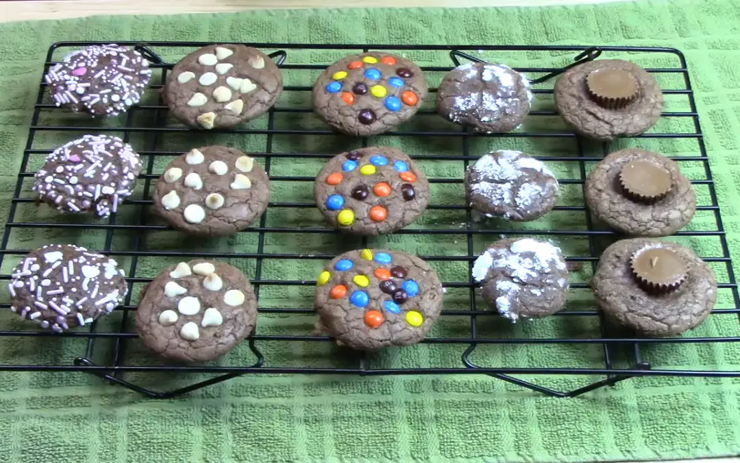 Brownie Mix Cookies using Box Brownie Mix – 4 Ingredient