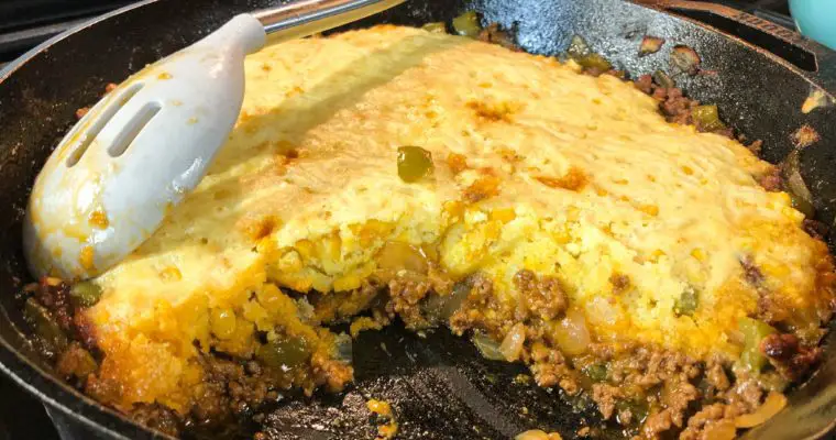 Sloppy Joes Cornbread Casserole