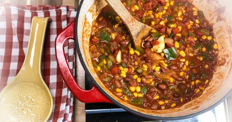 Vegetarian Chili with Beans