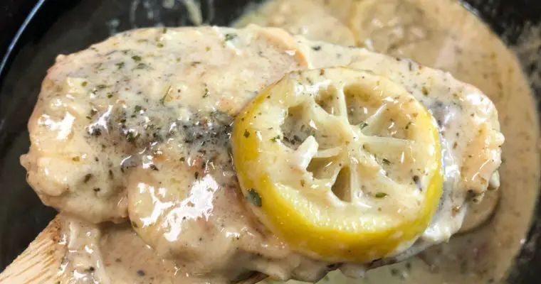 Crockpot Creamy Lemon Chicken