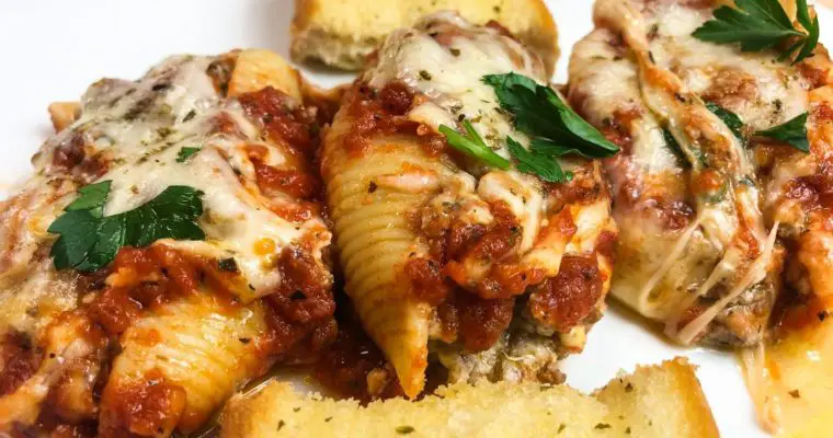 Lasagna Stuffed Jumbo Shells