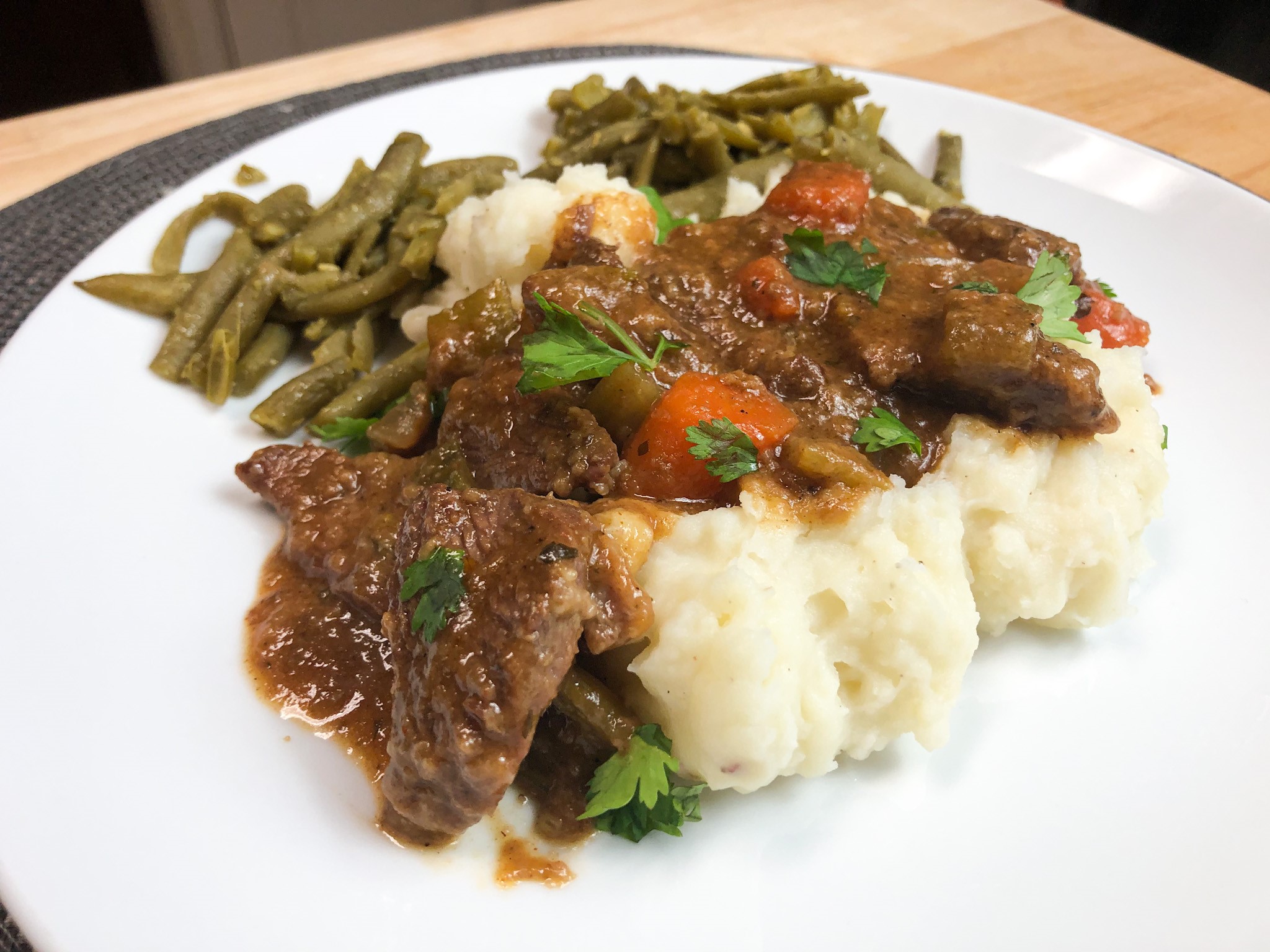 Crockpot Smothered Beef Tips – Catherine's Plates