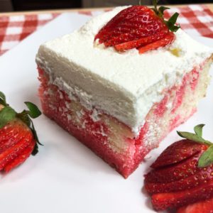 Strawberry Shortcake Poke Cake – Catherine's Plates