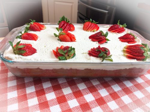 Strawberry Shortcake Poke Cake – Catherine's Plates