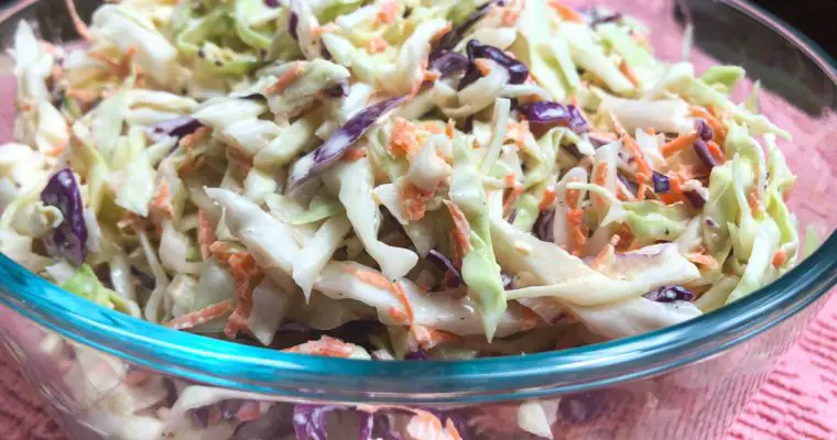 Homemade Creamy Coleslaw