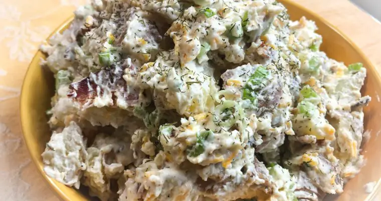 Fully Loaded Baked Potato Salad