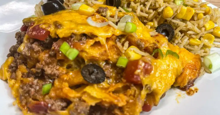 Lazy Enchilada Casserole