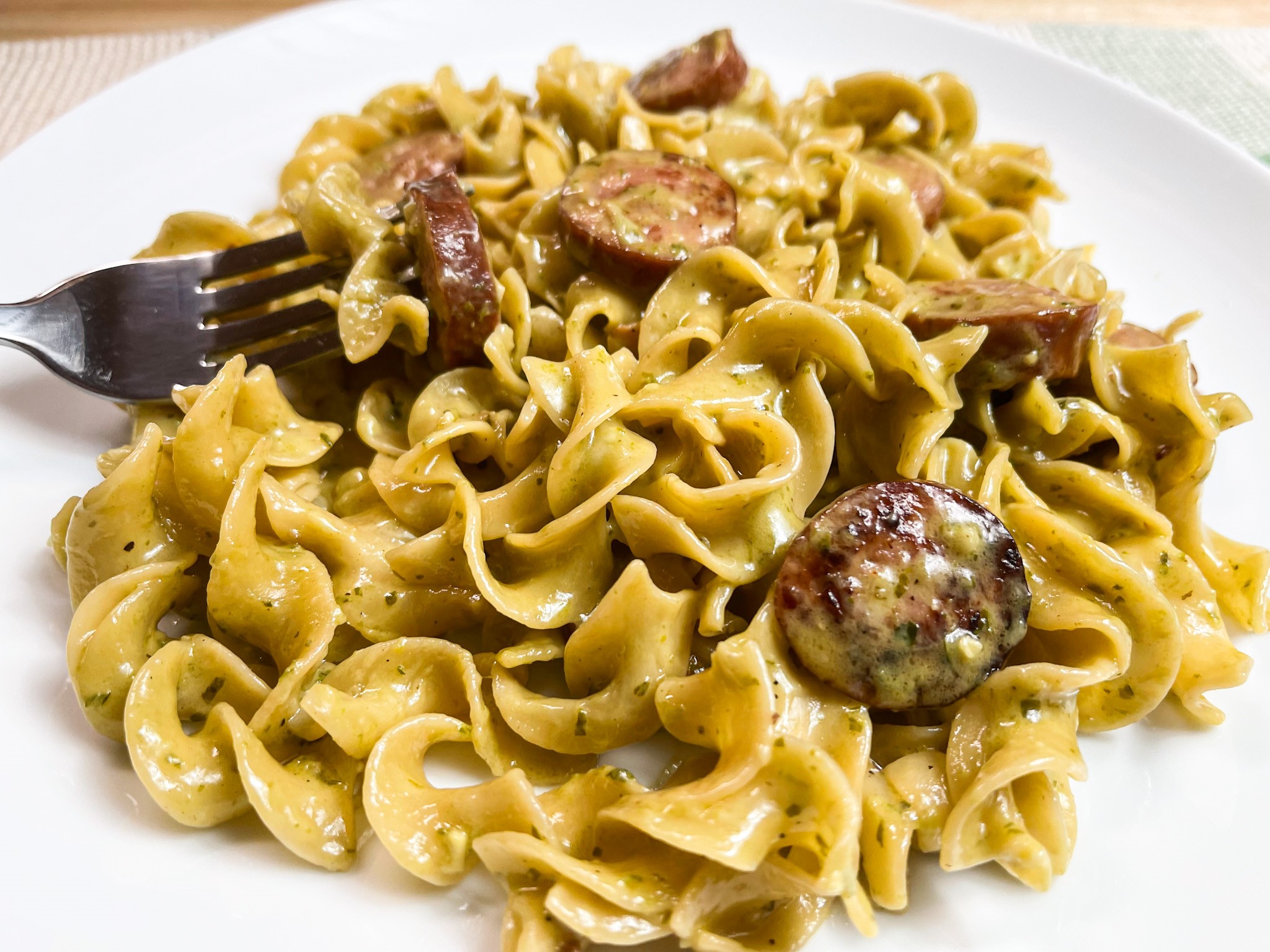 Sausage Pesto Pasta: A Flavorful Fusion of Savory and Fresh