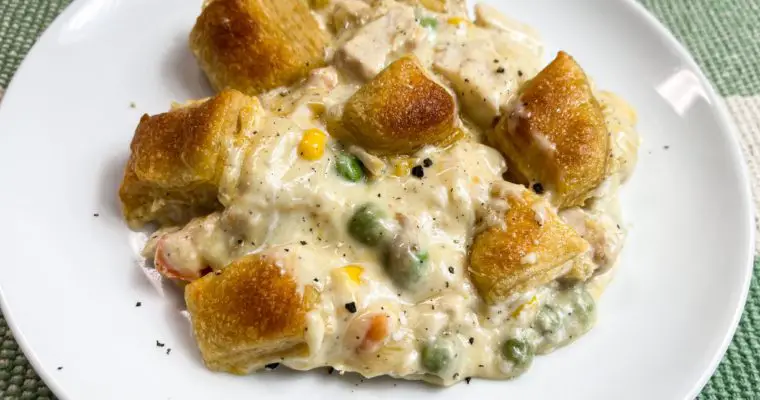 Chicken Pot Pie “Bubble Up” Casserole