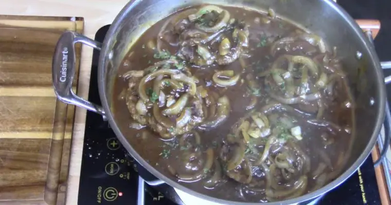 Salisbury Steak with Onion Gravy