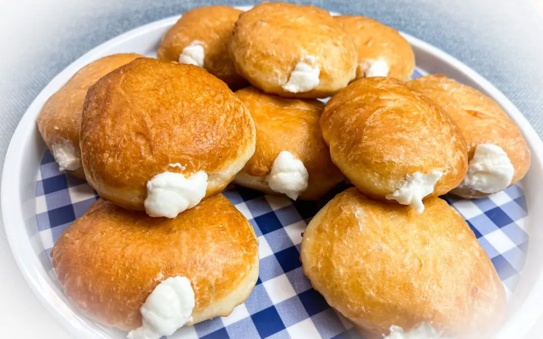 Cream Filled Donuts-Homemade