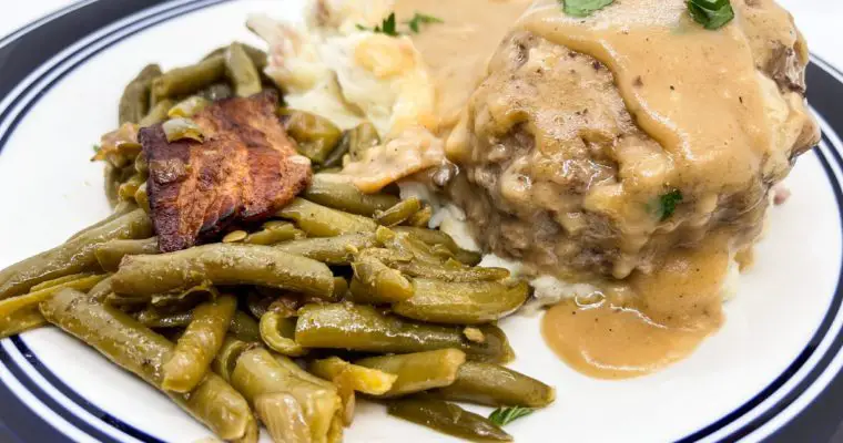 Hamburger Steaks in Smothered Gravy