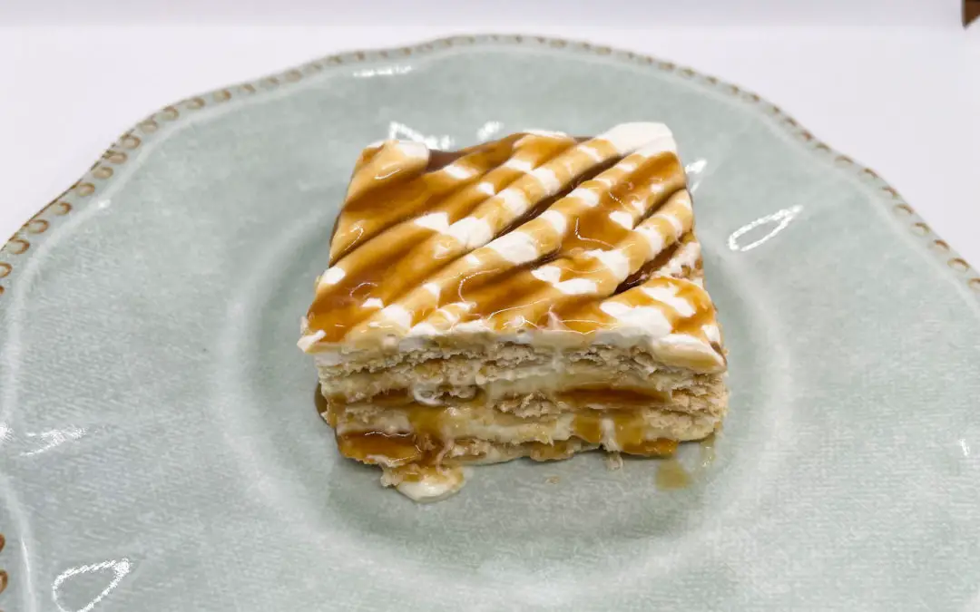 Ritz Cracker Caramel Icebox Dessert