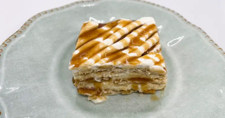 Ritz Cracker Caramel Icebox Dessert