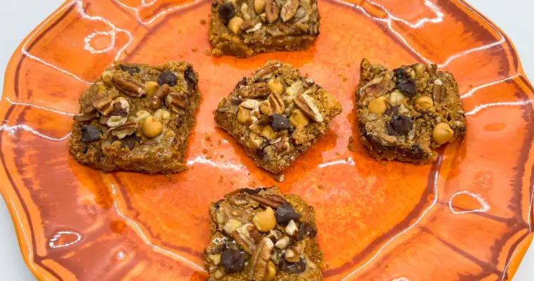 Magic Pumpkin Cookie Bars