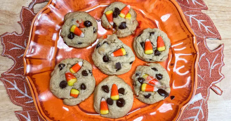 Halloween Candy Corn Cookies