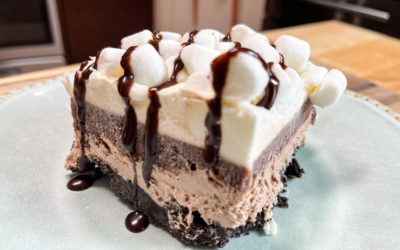 Hot Chocolate Dessert Lasagna
