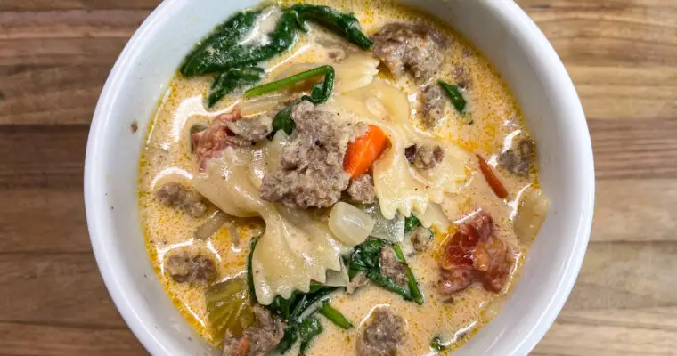 Sausage & Pasta One Pot Soup