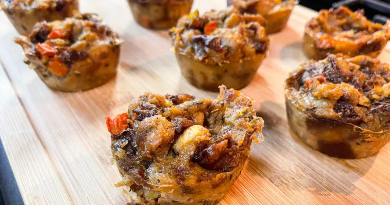 Stuffing Muffins-White Bread