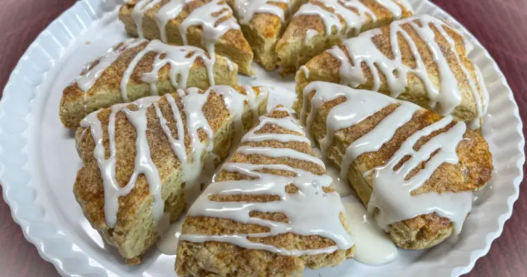 Easy Cinnamon Roll Scones