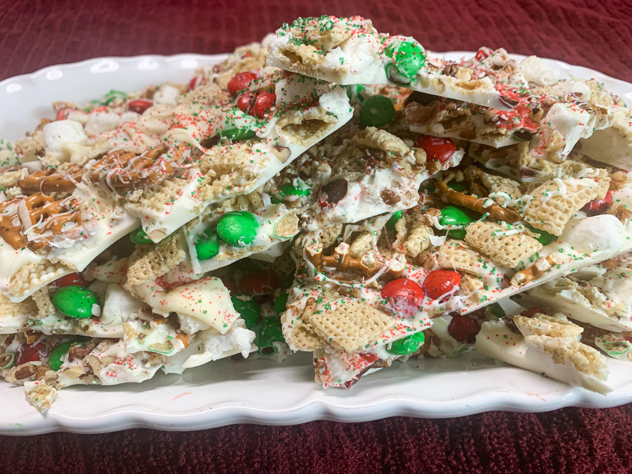 M&M Pretzel Bark – The Fountain Avenue Kitchen