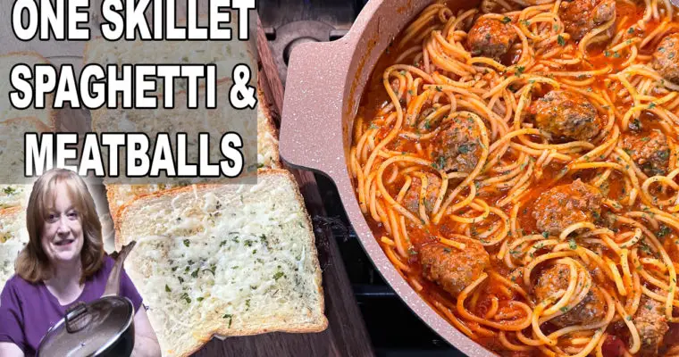 One Pot Spaghetti & Meatballs