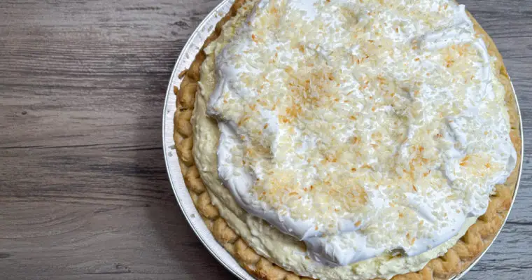 Luscious Coconut Cream Pie