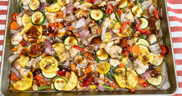 Sheet Pan Honey Garlic Chicken