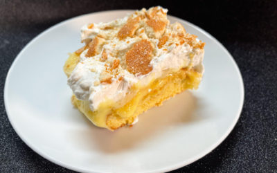 Banana Pudding Poke Cake