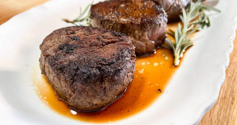 Pan Seared Filet Mignon