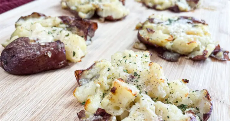 Crispy Smashed Red Potatoes