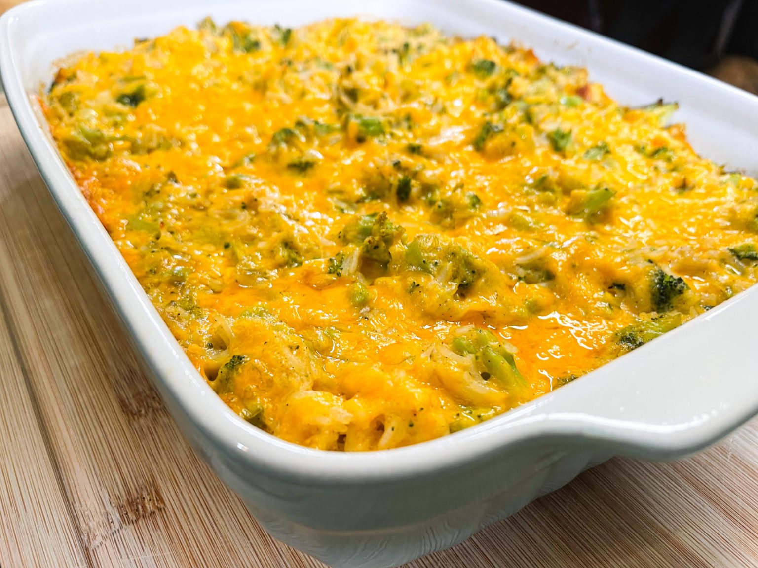 Broccoli Rice And Cheese Casserole Catherine S Plates