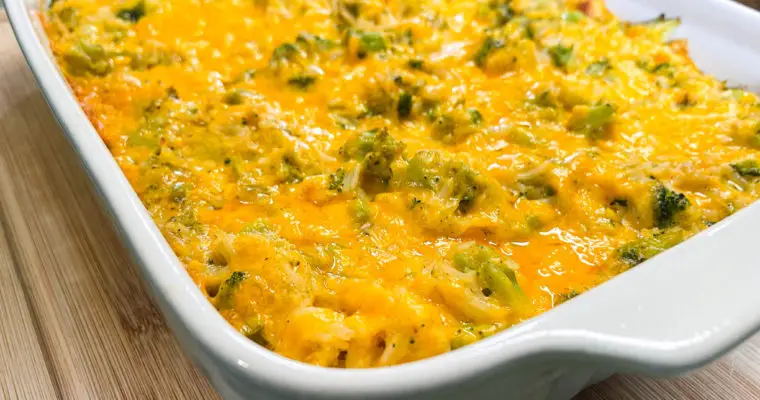 Broccoli, Rice & Cheese Casserole