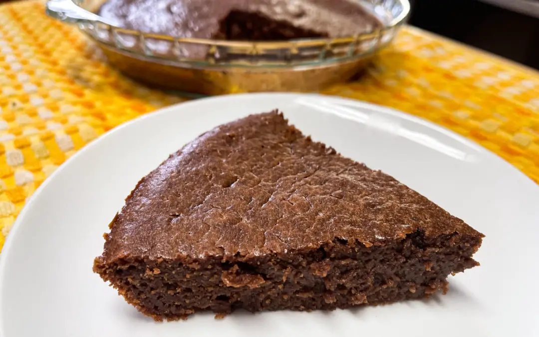 Chocolate Peanut Butter Impossible Pie