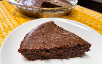 Chocolate Peanut Butter Impossible Pie