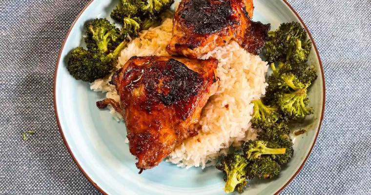 Sheet Pan Asian Chicken & Broccoli