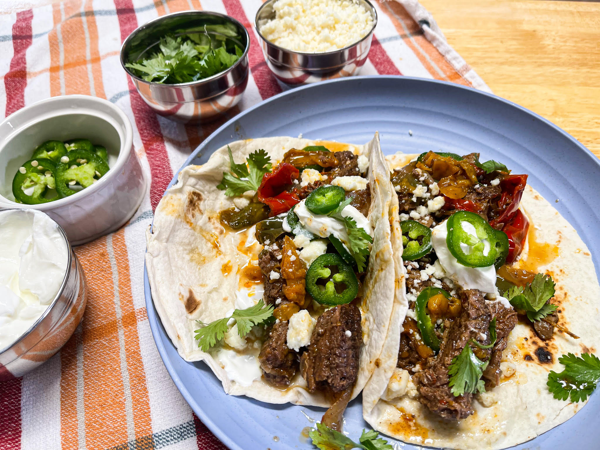 Crockpot Steak Fajitas Catherine's Plates
