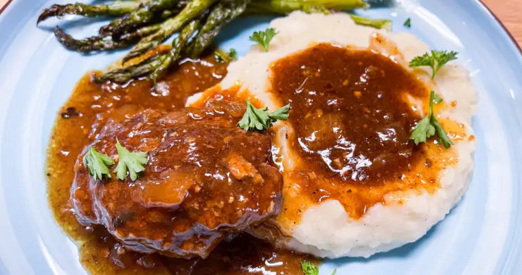 Crockpot Salisbury Steak & Gravy