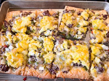 Breakfast Pizza - CPA: Certified Pastry Aficionado