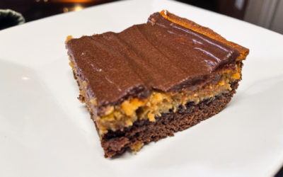 Chocolate & Peanut Butter Ooey Gooey Cake