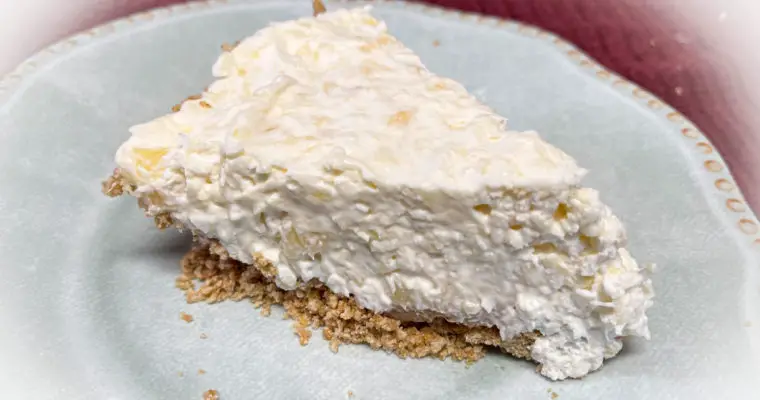 Pina Colada Cream Pie