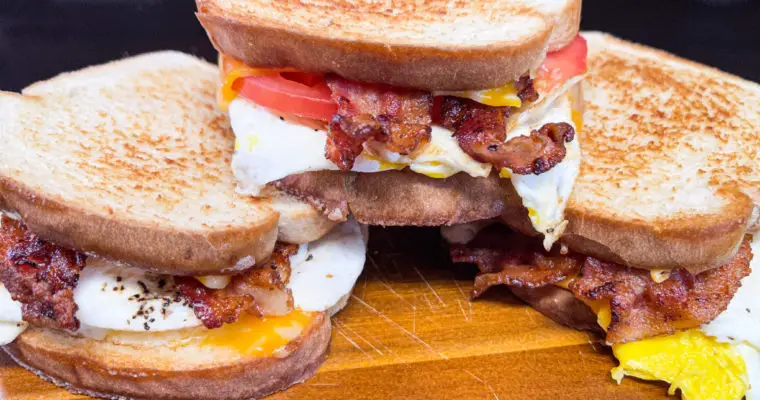 Bacon & Eggs Grilled Cheese Sandwich