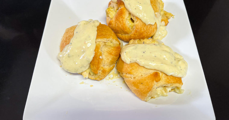 Crescent Roll Chicken Bundles