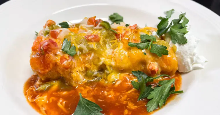 Enchilada Burrito Casserole