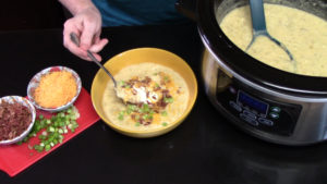 Crockpot Creamy Potato Soup – Catherine's Plates
