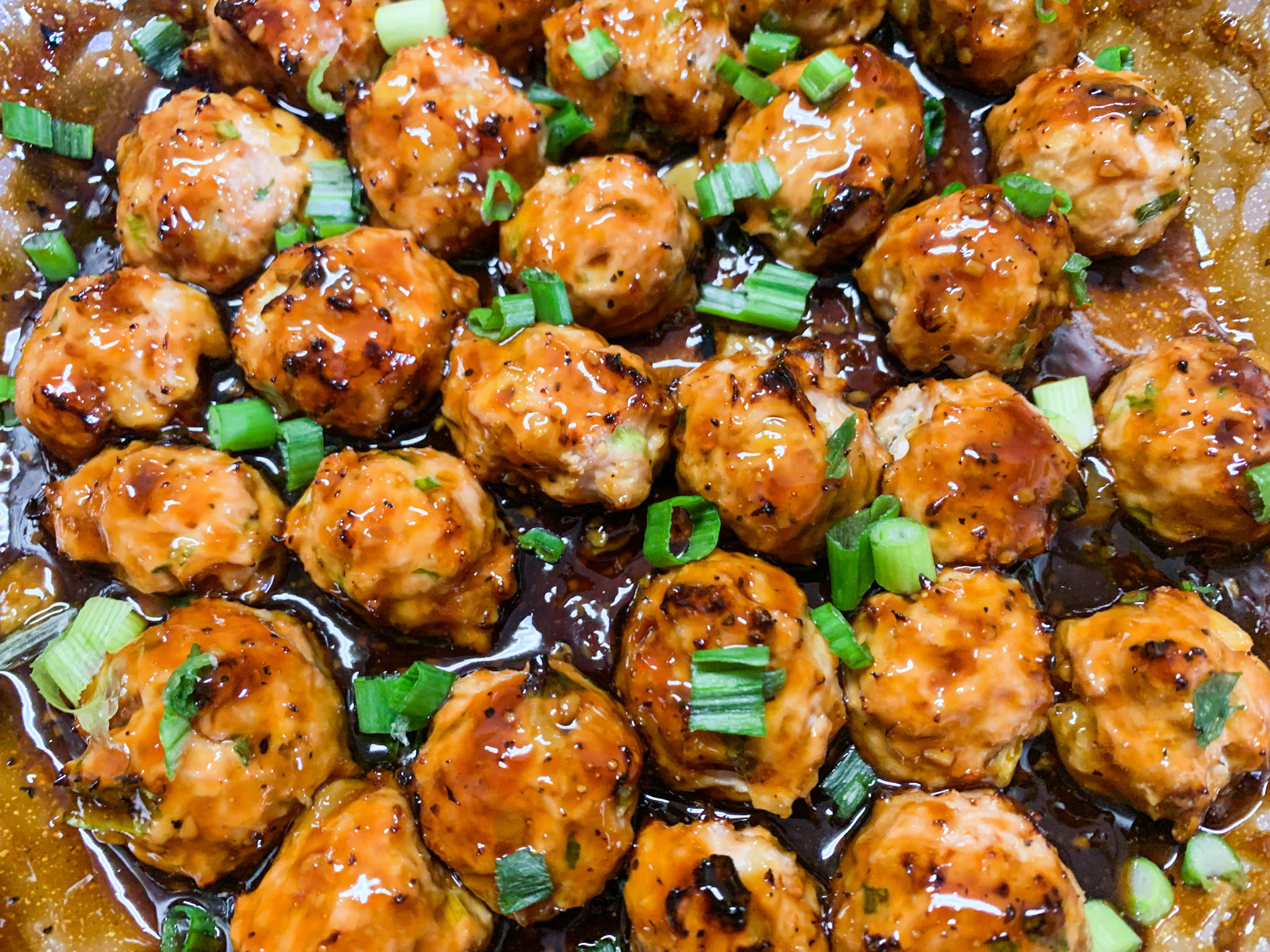 Teriyaki Pineapple Chicken Meatballs – Catherine's Plates