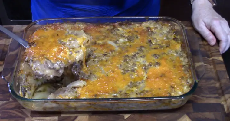 Ground Beef & Potato Casserole