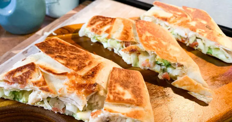 Chicken Quesadilla Crunch Wrap