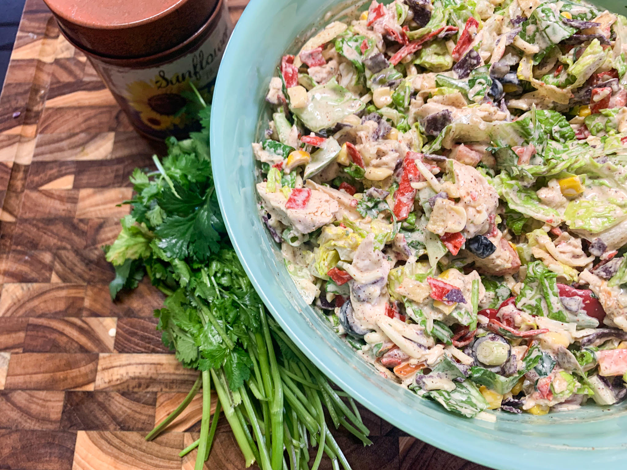 Tex-Mex Chicken Salad Bowl Recipe, Food Network Kitchen